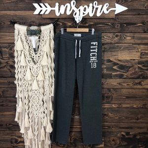 A&F | Sequined Logo Sweatpants Yoga Pants